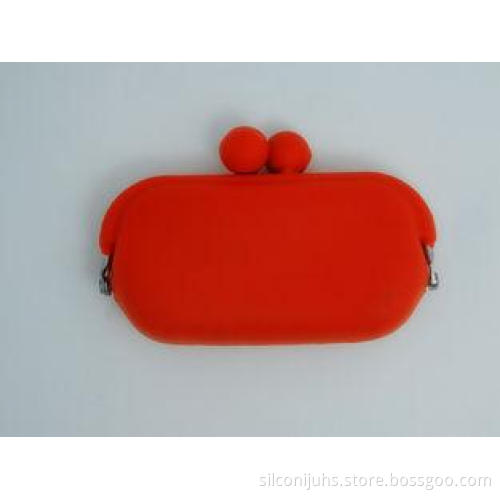 Colorful Silicone Mini Glass Case / Silecone Coin Purses Fo